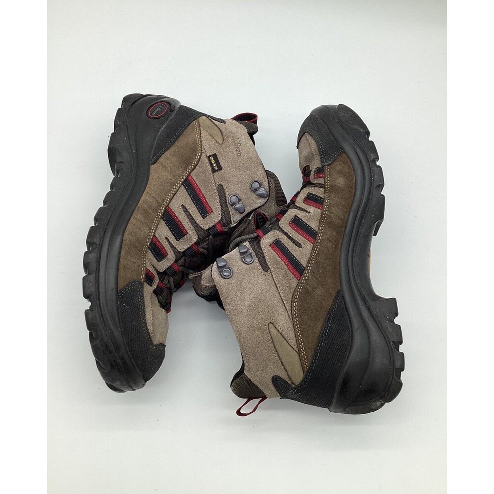 LL Bean Hiking Boots Goretex Brown Leather Ankle  Size Mens Size 9.5 - Picture 7 of 8
